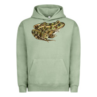 Pigment Oil Green northern leopard frog Urban Hoodie - LillyAllenDesigns