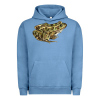 Pigment Pebble Blue northern leopard frog Urban Hoodie - LillyAllenDesigns