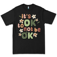 Black it's ok to not be ok Premium Tee - MaliasSmallBusiness