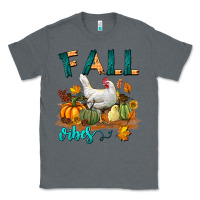 Charcoal Heather Fall Vibes Chicken Classic Tee - LillyAllenDesigns