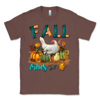 Chestnut Fall Vibes Chicken Classic Tee - LillyAllenDesigns
