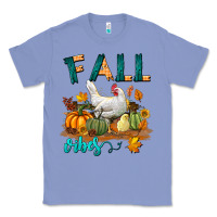 Colony Blue Fall Vibes Chicken Classic Tee - LillyAllenDesigns