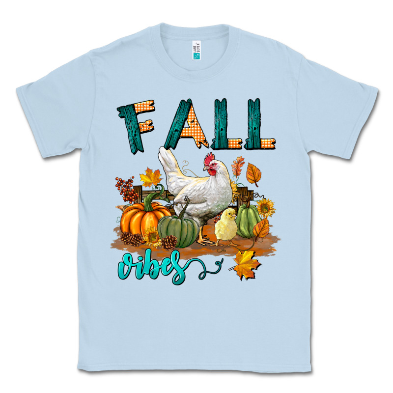 Fall Vibes Chicken Classic Tee by LillyAllenDesigns | Teevron