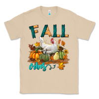 Mushroom Fall Vibes Chicken Classic Tee - LillyAllenDesigns