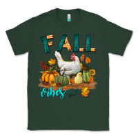 Sports Green Fall Vibes Chicken Classic Tee - LillyAllenDesigns