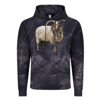 Cloud Black navajo churro sheep Vintage Hoodie - LillyAllenDesigns