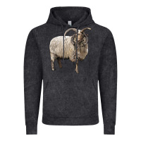 Vintage Black navajo churro sheep Vintage Hoodie - LillyAllenDesigns