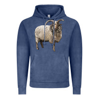 Vintage Denim navajo churro sheep Vintage Hoodie - LillyAllenDesigns