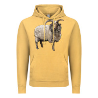 Vintage Mustard navajo churro sheep Vintage Hoodie - LillyAllenDesigns