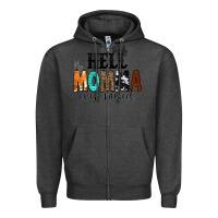 Charcoal Heather The Only Hell my Momma Ever Raised Zipper Hoodie - CowCowDesign