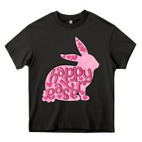 Asphalt happy easter rabbit Heavy Core Tee - MaliasSmallBusiness