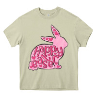 Mossy happy easter rabbit Heavy Core Tee - MaliasSmallBusiness