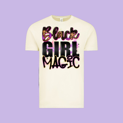 Black Girl Magic Vintage Tee Designed By Artiststas