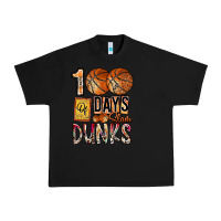 Black 100 of days slam dunks Urban Heavy Tee - SublimationCraftShop