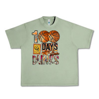 Oil Green 100 of days slam dunks Urban Heavy Tee - SublimationCraftShop