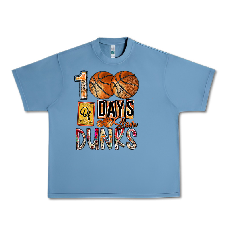 100 Of Days Slam Dunks Urban Heavy Tee by SublimationCraftShop | Teevron