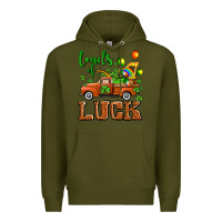 Army Green St. Patrick's Day loads of truck Premium Hoodie - OliviaCreatesArt