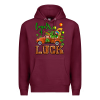 Burgundy St. Patrick's Day loads of truck Premium Hoodie - OliviaCreatesArt