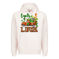 Pale Pink St. Patrick's Day loads of truck Premium Hoodie - OliviaCreatesArt