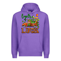 Purple St. Patrick's Day loads of truck Premium Hoodie - OliviaCreatesArt