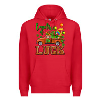 Red St. Patrick's Day loads of truck Premium Hoodie - OliviaCreatesArt