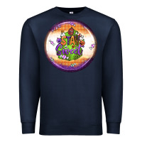Navy stay sweet earrings Premium Sweatshirt - BundleAndBundleShop