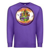 Purple stay sweet earrings Premium Sweatshirt - BundleAndBundleShop