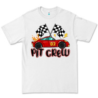 White pit crew boys birthday race car Premium Tee - MaliasSmallBusiness