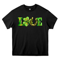 Black love with horseshoe Heavy Core Tee - AdoDesignShop