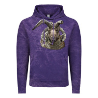 Cloud Purple navajo churro sheep head Vintage Hoodie - LillyAllenDesigns