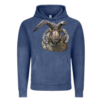 Vintage Denim navajo churro sheep head Vintage Hoodie - LillyAllenDesigns