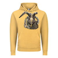 Vintage Mustard navajo churro sheep head Vintage Hoodie - LillyAllenDesigns