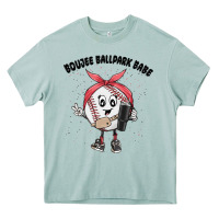 Arona boujee ballpark babe Heavy Core Tee - MaliasSmallBusiness