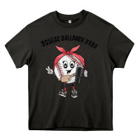 Asphalt boujee ballpark babe Heavy Core Tee - MaliasSmallBusiness