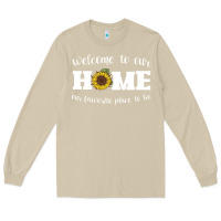 Mushroom welcome to our Home Sunflower Long Sleeve Tee - Bettercallsaul