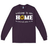 Plum welcome to our Home Sunflower Long Sleeve Tee - Bettercallsaul