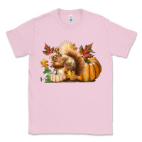 Bubblegum Pink Fall Squirrel Classic Tee - LillyAllenDesigns