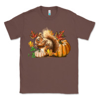 Chestnut Fall Squirrel Classic Tee - LillyAllenDesigns