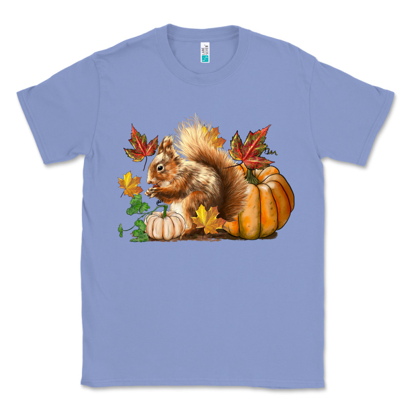 Fall Squirrel Classic Tee by LillyAllenDesigns | Teevron