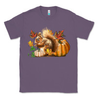 Lavender Fall Squirrel Classic Tee - LillyAllenDesigns