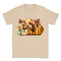 Mushroom Fall Squirrel Classic Tee - LillyAllenDesigns
