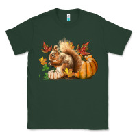 Sports Green Fall Squirrel Classic Tee - LillyAllenDesigns