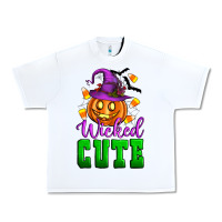White Wicked cute Urban Heavy Tee - Artiststas
