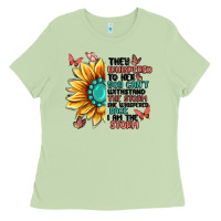 Matcha they whispered to her you can't withstand the stor Ladies Tee - MaliasSmallBusiness