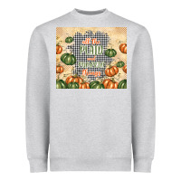 Heather Grey all the plaid and pumpkin things Heavyweight Sweatshirt - TumblerDesignByShophia