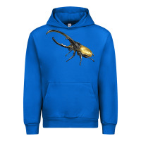 Cobalt Hercules Beetle Side Urban Hoodie - LillyAllenDesigns