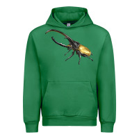 Emerald Hercules Beetle Side Urban Hoodie - LillyAllenDesigns