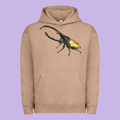 Hercules Beetle Side Urban Hoodie Designed By Lillyallendesigns