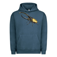 Pigment Midnight Navy Hercules Beetle Side Urban Hoodie - LillyAllenDesigns