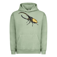 Pigment Oil Green Hercules Beetle Side Urban Hoodie - LillyAllenDesigns